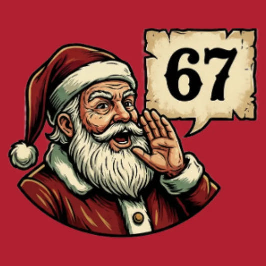 Santa's Countdown Tee: 67 Days to Cheer! graphic tee design