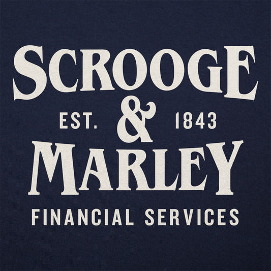 Scrooge and Marley Financial Services graphic tee design