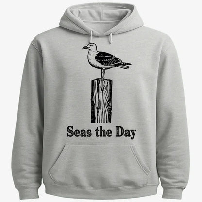Seas the Day-Hoodie-Gray Heather