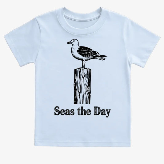 Seas the Day-Kids T-Shirt-Blue