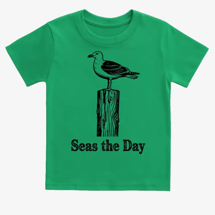Seas the Day-Kids T-Shirt-Green