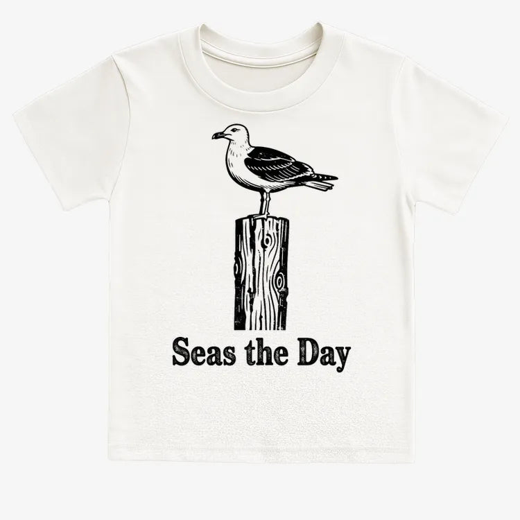 Seas the Day-Kids T-Shirt-White