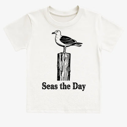 Seas the Day-Kids T-Shirt-White