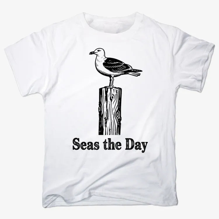 Seas the Day-Men's T-Shirt-White