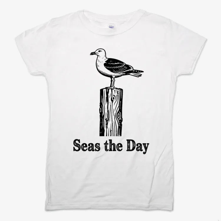Seas the Day-Women's T-Shirt-Snow