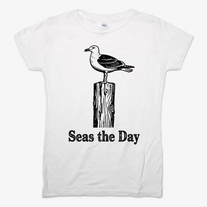 Seas the Day-Women's T-Shirt-Snow