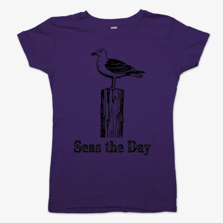 Seas the Day-Women's T-Shirt-Violet