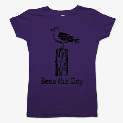 Seas the Day-Women's T-Shirt-Violet