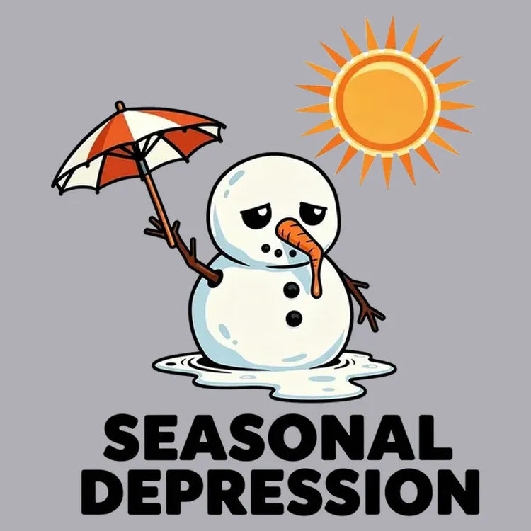 Sunny Days with a Melting Snowman Tee-Default-Thumbnail