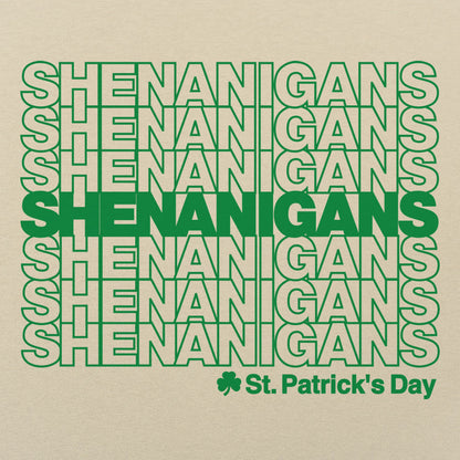Shenanigans St. Patrick's Day Thank You Bag Parody
