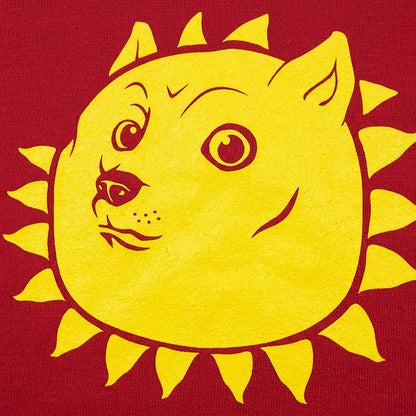 Shining Doge Meme Dog as the Sun detail