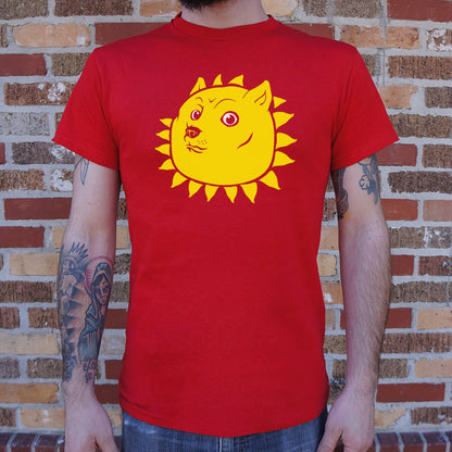 Shining Doge Meme Dog as the Sun