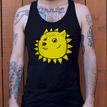 Shining Doge Meme Dog as the Sun