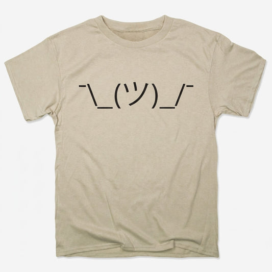 Shrugging Emoji Shrug Emoticon Face in Sand
