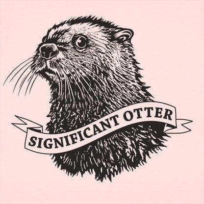 Significant Otter Cute Portrait Pun