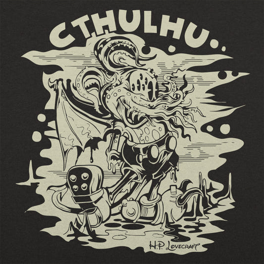 Silly Nameless Terror Cthulhu Cartoon Mouse Monster graphic tee design