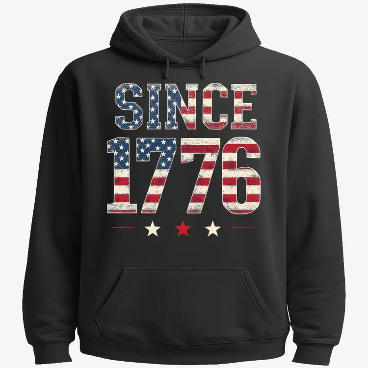 Since 1776 American Heritage-Hoodie-Black