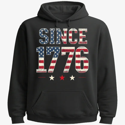 Since 1776 American Heritage-Hoodie-Black