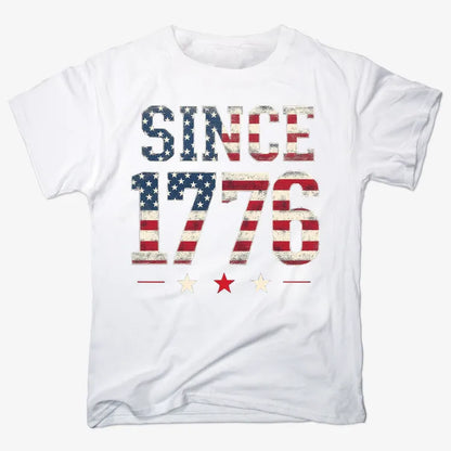 Since 1776 American Heritage-Men's T-Shirt-White