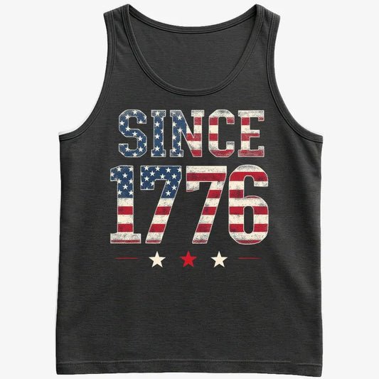 Since 1776 American Heritage-Men's Tank Top-Black