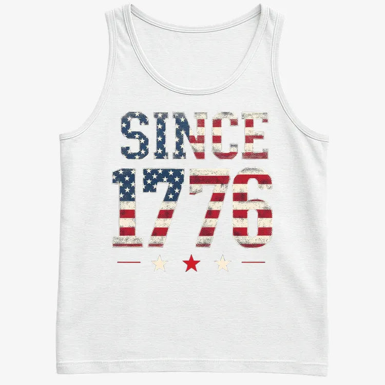 Since 1776 American Heritage-Men's Tank Top-White