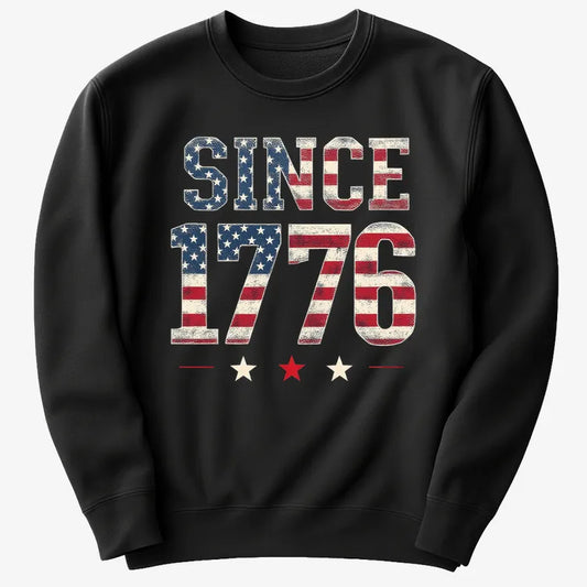 Since 1776 American Heritage-Sweater-Black