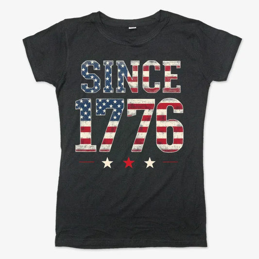 Since 1776 American Heritage-Women's T-Shirt-Midnight