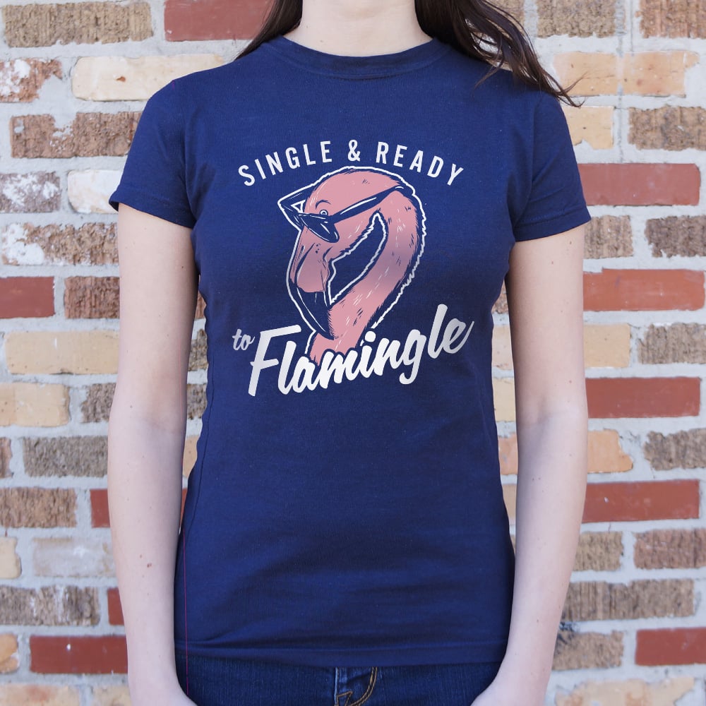 Single Flamingle - 6DollarShirts
