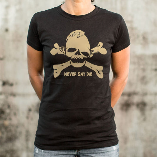 Sloth Never Say Die graphic Women's T-Shirt in Midnight