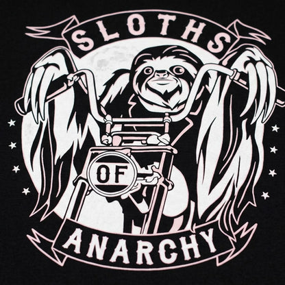 Sloths of Anarchy Biker Parody detail