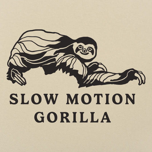 Slow Motion Gorilla Sloth Parody graphic Unisex Heavyweight T-Shirt in Sand