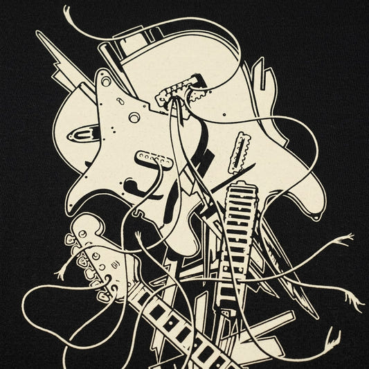 Smashed Guitar Graphic detail