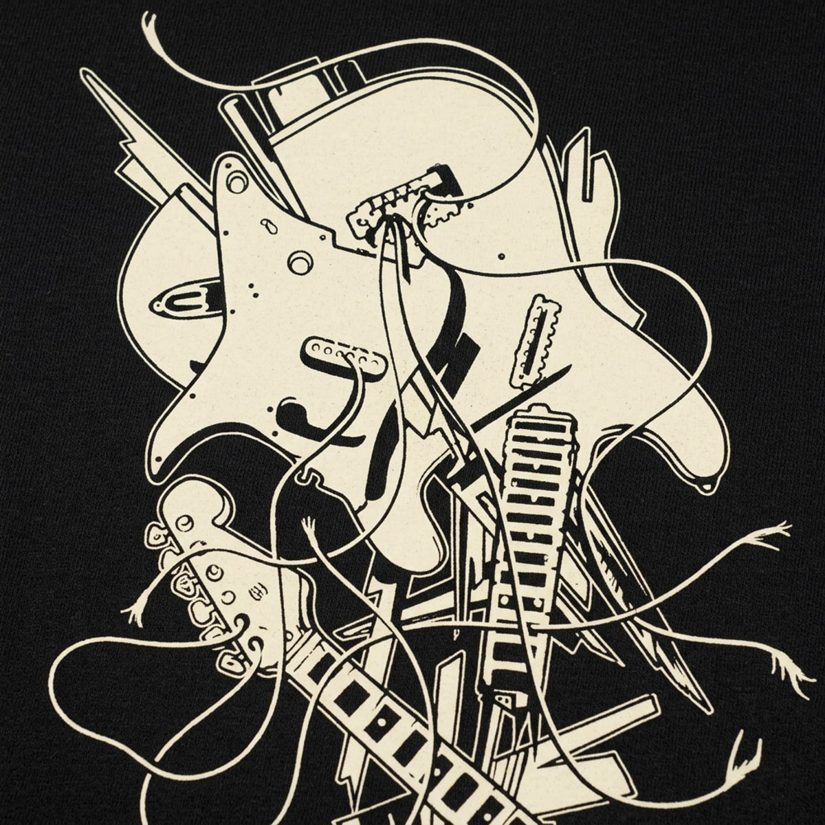 Smashed Guitar Graphic detail