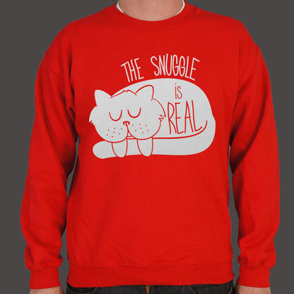 The Snuggle Is Real Sleepy Cuddly Cat
