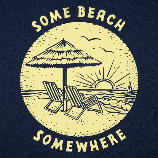 Some Beach Somewhere Funny Graphic detail