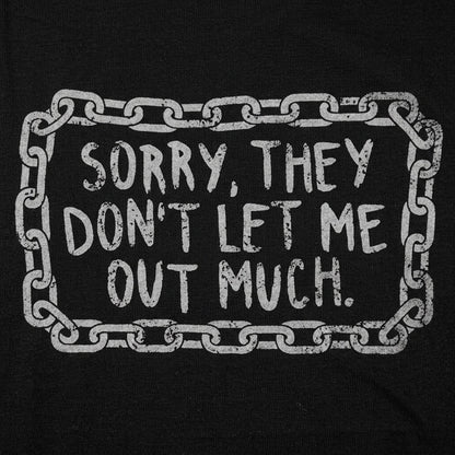 Sorry They Don't Let Me Out Much detail