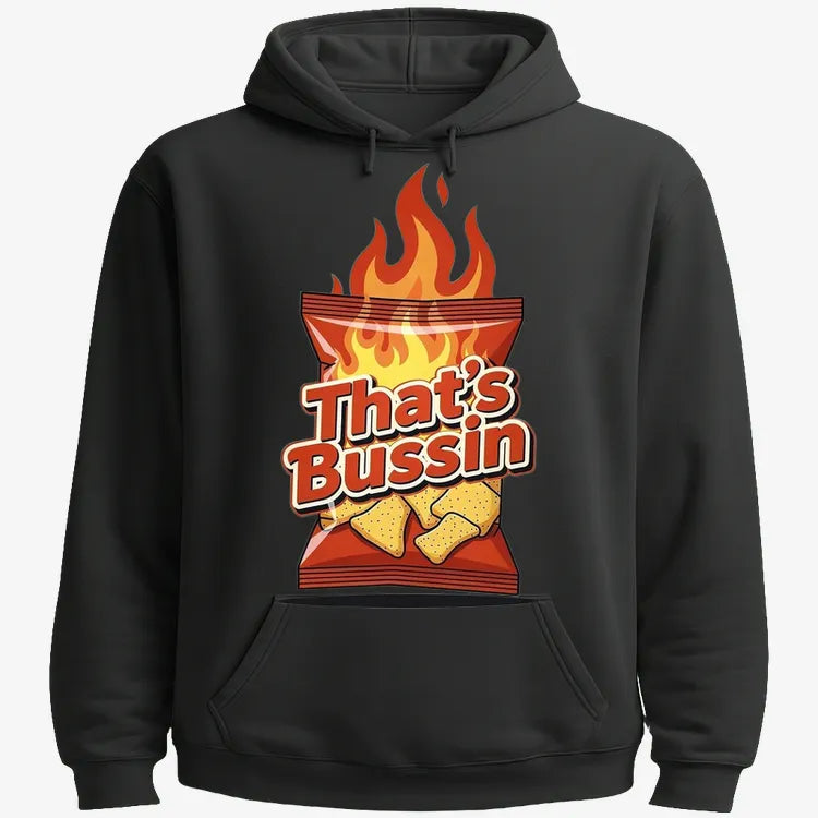 Spicy Snack Vibes Tee-Hoodie-Black