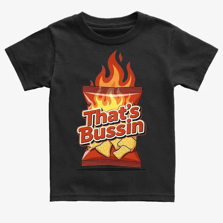 Spicy Snack Vibes Tee-Kids T-Shirt-Black