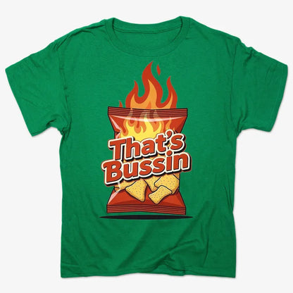 Spicy Snack Vibes Tee-Men's T-Shirt-Kelly Green Heather