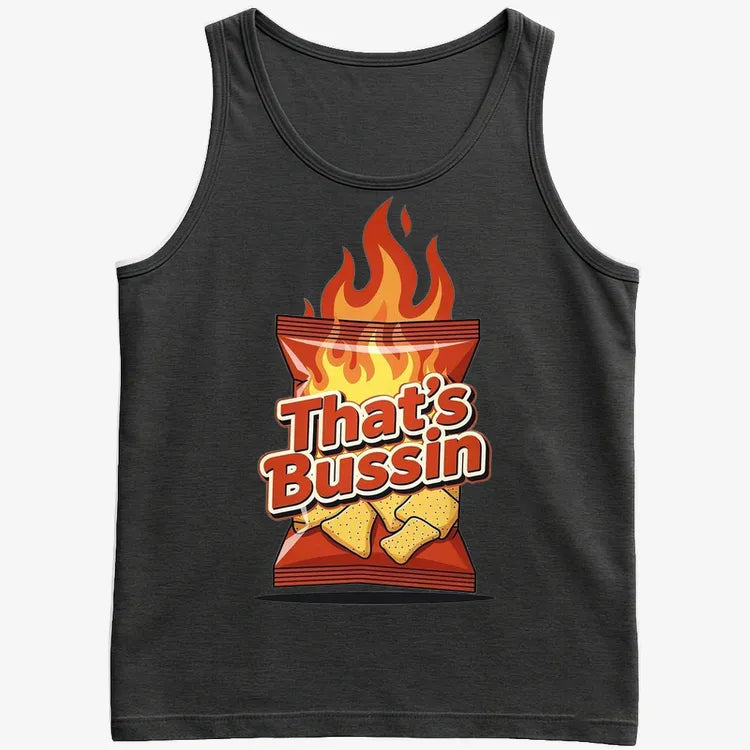 Spicy Snack Vibes Tee-Men's Tank Top-Black