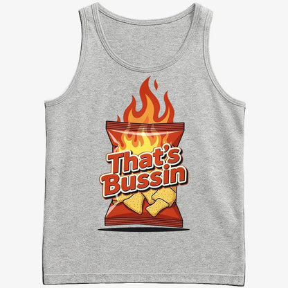 Spicy Snack Vibes Tee-Men's Tank Top-Gray Heather