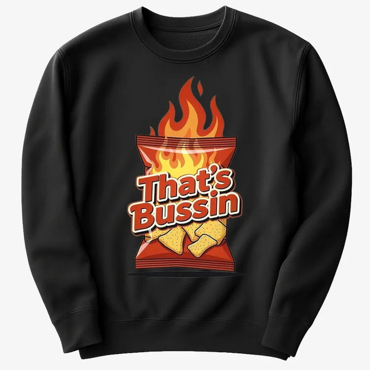 Spicy Snack Vibes Tee-Sweater-Black