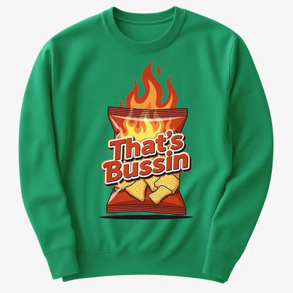 Spicy Snack Vibes Tee-Sweater-Green