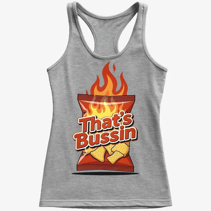 Spicy Snack Vibes Tee-Women's Tank Top-Gray Granite