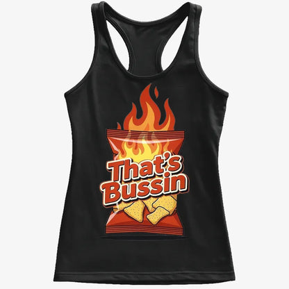 Spicy Snack Vibes Tee-Women's Tank Top-Midnight