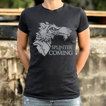 Splinter Is Coming Rat Sensei Wolf Crest Parody