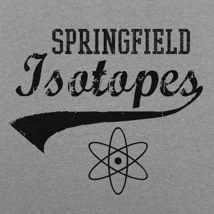 Springfield Isotopes Baseball Team Atom Logo graphic tee design