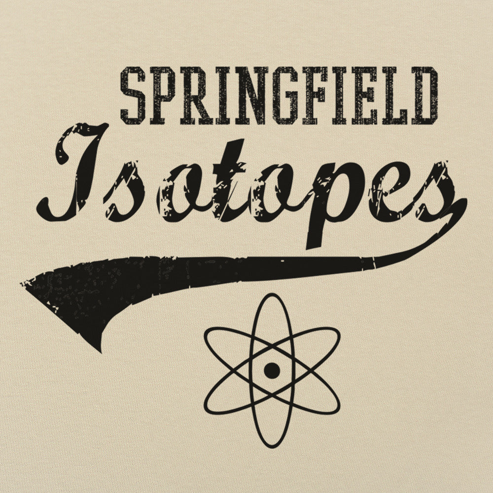 Springfield Isotopes Baseball Team Atom Logo graphic Unisex Heavyweight T-Shirt in Sand