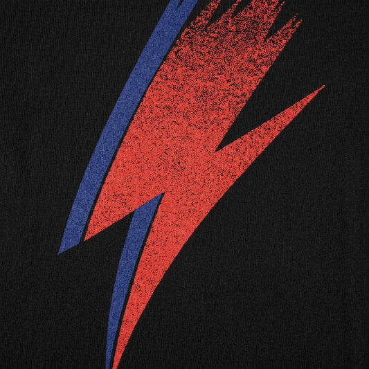 Star Bolt Red Lightning Bolt Rock Legend Tribute detail