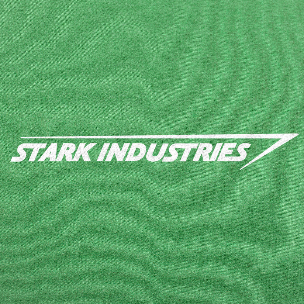 Stark Industries graphic Unisex Heavyweight T-Shirt in Kelly Green Heather